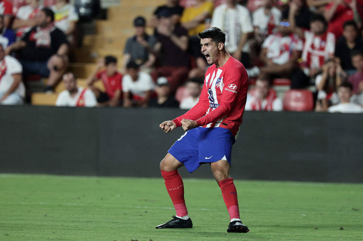 Pemain pengganti Alvaro Morata membukukan gol keempat Atletico pada menit ke-73. 