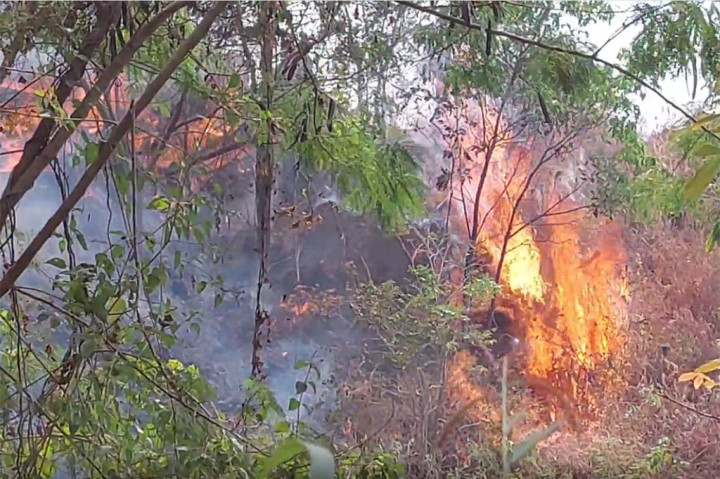 Pada hari kelima ini, kebakaran meluas hingga ke tepat wisata yang berada di Blok Batu Sepur, Desa Padabeunghar, Kecamatan Kasawahan, Kuningan, Jawa Barat.