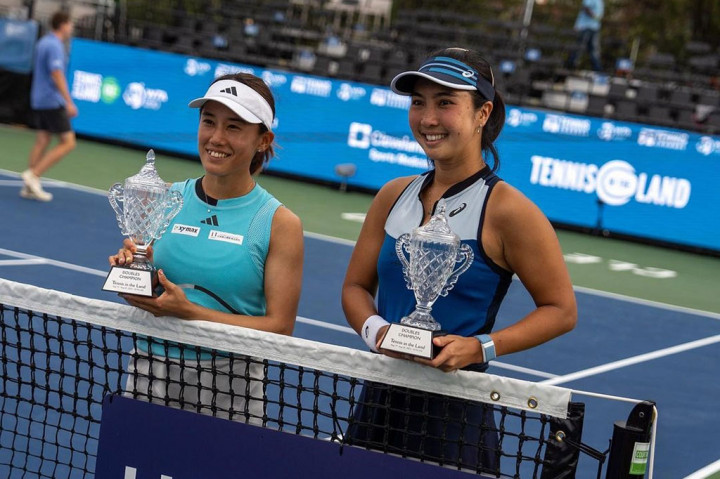  Petenis putri Indonesia Aldila Sutjiadi berhasil menjuarai ganda Tennis in The Land di Cleveland, Ohio, Amerika Serikat, Minggu, 27 Agustus 2023 pagi WIB. Ini merupakan gelar WTA ketiganya tahun ini.