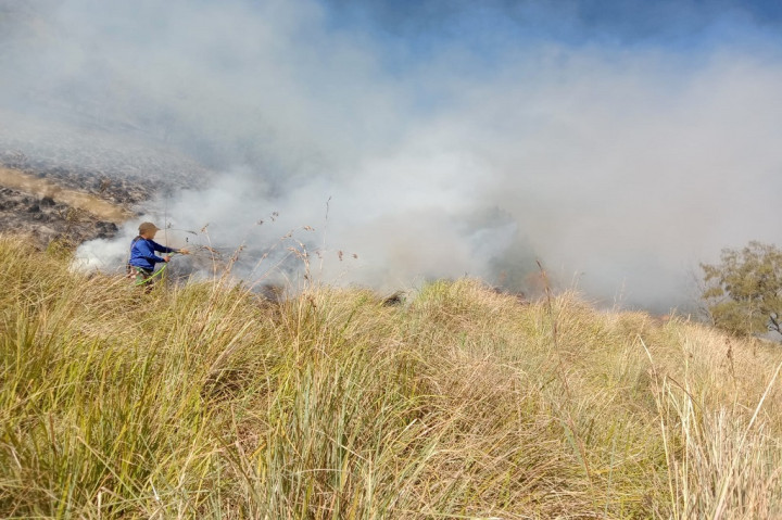 Lalu, petugas gabungan dibantu masyarakat peduli api mengisolir sumber api. Petugas gabungan itu dari resor PTN Wilayah Coban Trisula, resor PTN Wilayah Tengger Laut Pasir, resor PTN Wilayah Gunung Penanjakan dan resor PTN Wilayah Ranupani Balai Besar TNBTS.