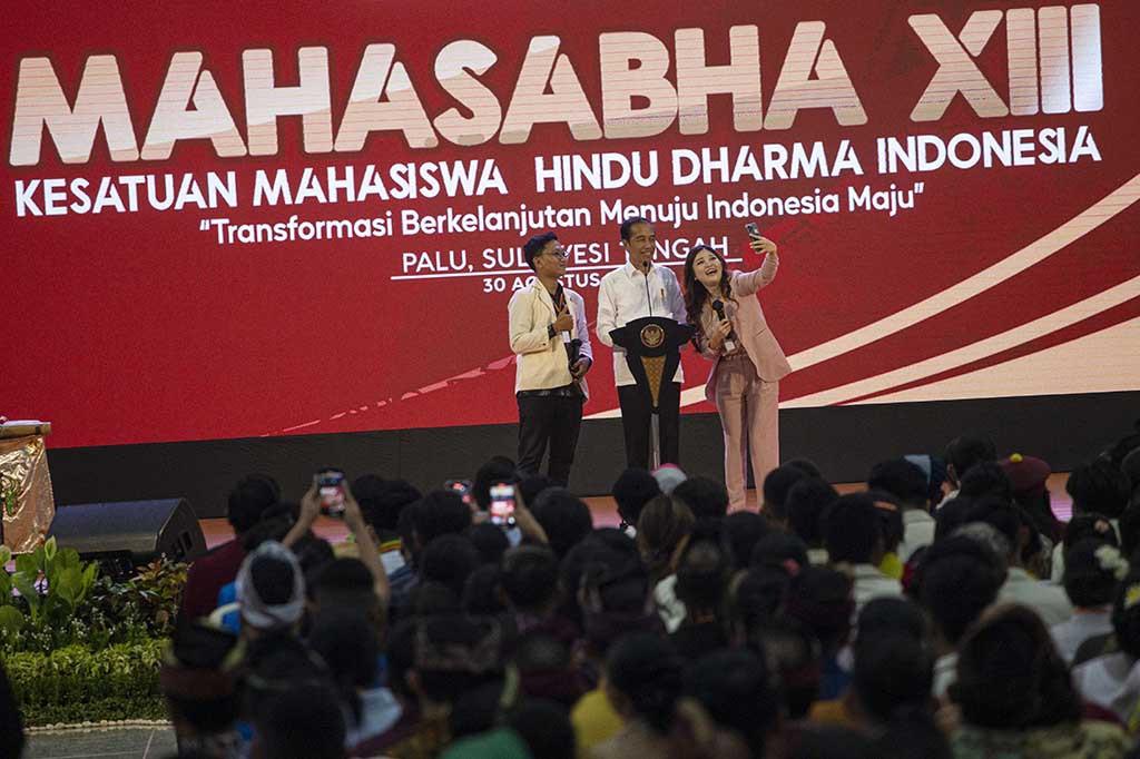 Ia menjelaskan, bahwa saat ini polusi udara sudah menjadi masalah besar di Indonesia. Oleh karena itu, melaui forum mahasabha KMHDI, Jokowi meminta kepada seluruh mahasiswa untuk mengurangi polusi udara.