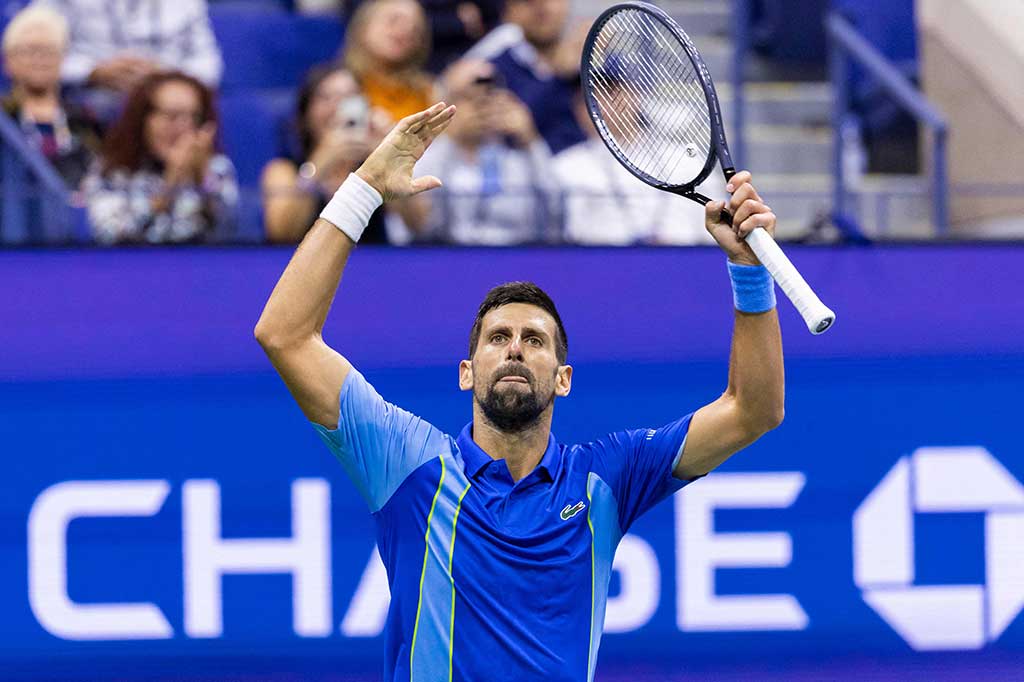 Kemenangan itu adalah kedelapan kalinya bagi Djokovic membalikkan keadaan dari defisit 0-2 untuk memenangi pertandingan di turnamen Grand Slam.