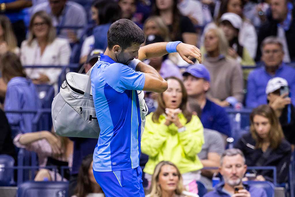 Djokovic bakal bertemu dengan petenis peringkat 105 Borna Gojo asal Kroasia pada Minggu, 3 September, untuk memperebutkan satu tempat di perempat final. 