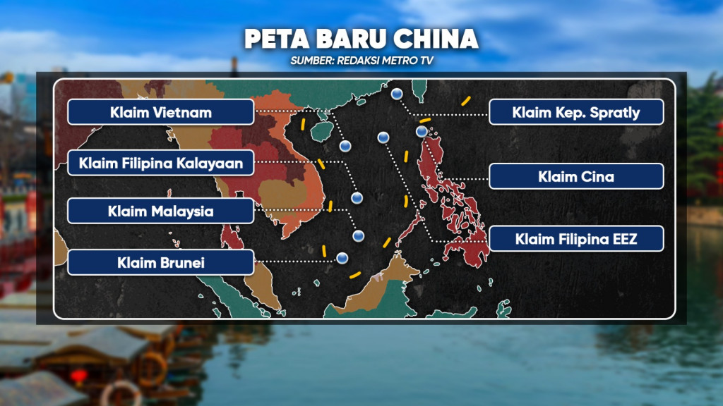 Lagi! Tiongkok Perbesar Klaim di Laut China Selatan