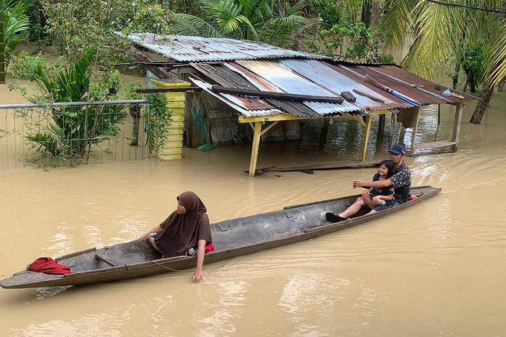 Lokasi yang terendam banjir kiriman itu meliputi Kecamatan Matangkuli, Tanah Luas, Pirak Timu, Samudera dan Kecamatan Syamtalira Aron. Ketinggian air berkisar 60 cm hingga 2 meter.