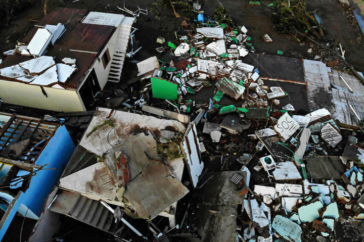 Badai, yang dimulai pada hari Senin, 4 September 2023, menyebabkan seluruh lingkungan terendam di negara bagian selatan Rio Grande do Sul, Brasil.