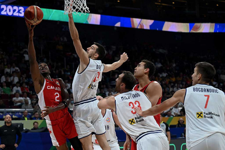 Dengan bermain lebih menekan dan sangat mengganggu permainan Kanada, Bogdan Bogdanovic dkk berhasil meredam produksi poin Shai Gilgeous-Alexander hingga menjadi 15 angka saja, di mana pada lima dari enam laga di Piala Dunia ini dia mencetak lebih dari 20 poin.