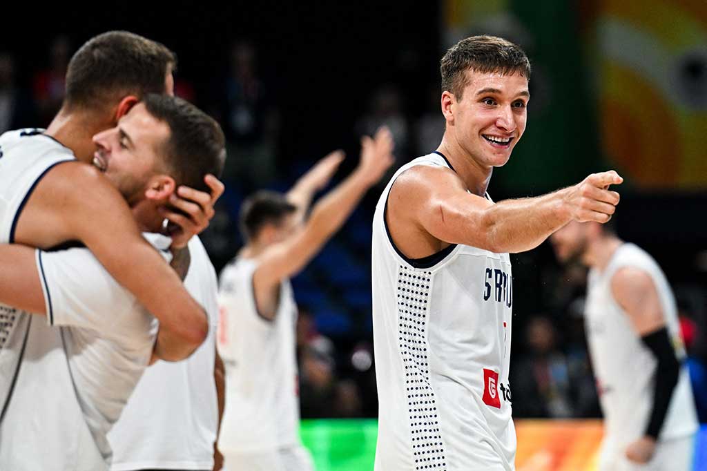 Bogdan Bogdanovic menjadi top skorer Serbia dengan 23 poin, Ognjen Dobric dan Nikola Milutinov sama-sama mencetak 16 poin, Marko Guduric 12 poin, dan Aleksa Avramovic 10 poin.