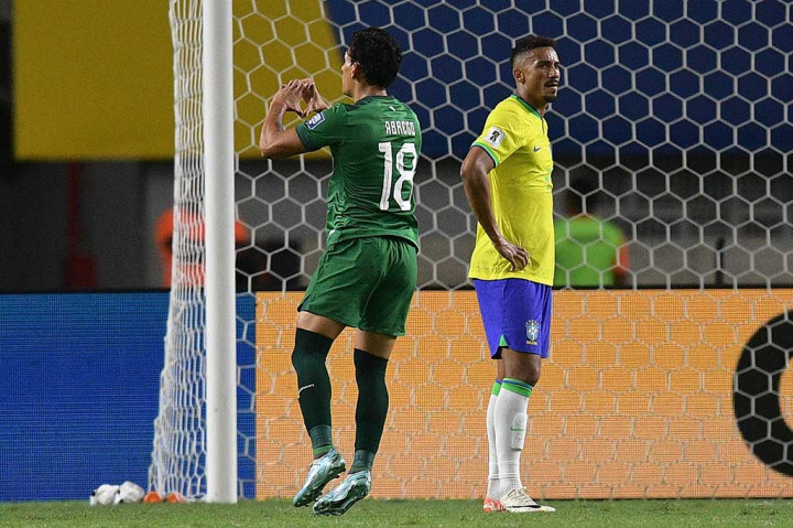 Bolivia mampu memperkecil ketertinggalan pada menit ke-78 lewat pemain pengganti Victor Abrego yang membobol gawang Ederson Moraes. Skor berubah menjadi 4-1.