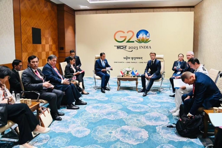 Berdasarkan siaran pers yang diterima di Jakarta, Minggu, 10 September 2023 pada kesempatan itu Presiden Jokowi mengapresiasi investasi Prancis pada sektor strategis di Indonesia.