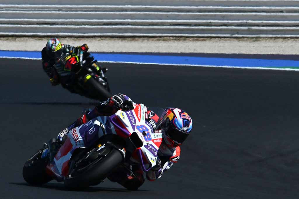Jorge Martin memenangkan MotoGP San Marino pada hari Minggu, 10 September 2023 untuk semakin menutup kesenjangan dengan pemimpin kejuaraan Francesco Bagnaia.