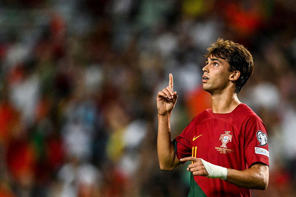 Skuad asuhan Roberto Martinez menutup pertandingan ini dengan kemenangan 9-0 setelah pemain Barcelona Joao Felix mencetak gol pada menit ke-88.