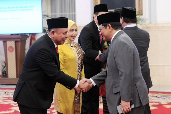Pelaksanaan pelantikan Irvansyah dan Sahat Manaor Panggabean oleh Presiden Jokowi disaksikan langsung oleh Wakil Presiden Maruf Amin, Menteri Koordinator Bidang Kemaritiman dan Investasi Luhut Binsar Panjaitan, Menteri Pertahan Prabowo Subianto, dan Menteri Sekretaris Negara Pratikno.