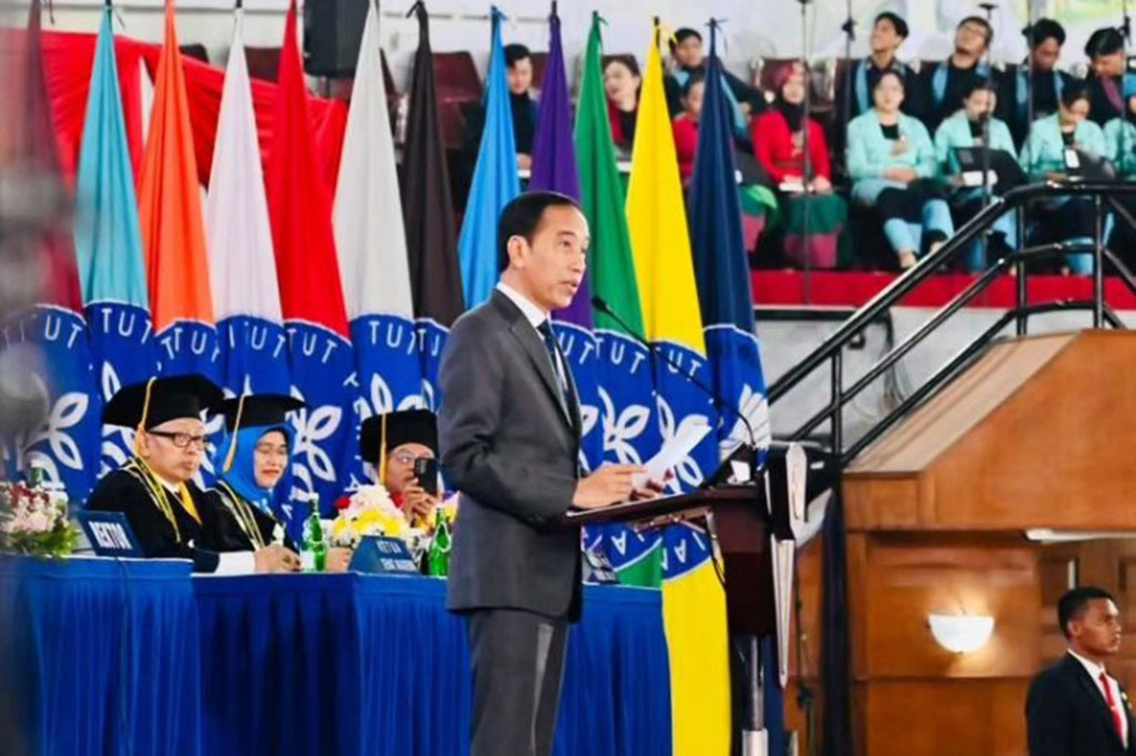 Presiden menjelaskan bahwa lumbung pangan dapat meningkatkan kesejahteraan petani dan nelayan kita, selain untuk mengatasi krisis pangan dunia yang terjadi. Kepala Negara menilai butuh inovasi yang di luar nalar dan luar biasa dalam membangun ekosistem pangan. Presiden pun menyerahkan inovasi untuk ketahanan pangan itu ke kampus IPB.