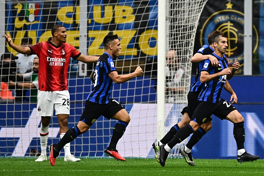 Menit ke-68, Mkhitaryan mampu menuntaskan umpan matang dari Lautaro Martinez untuk membawa Inter unggul 3-1. Pada menit ke-78, Nerazzurri memperoleh tendangan penalti. Hakan Calhanoglu yang menjadi algojo mengelabuhi Maignan dan membawa Inter unggul 4-1.