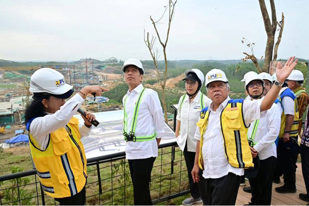 Sejalan dengan hal tersebut, Dirjen Cipta Karya Kementerian PUPR Diana Kusumastuti menyebut bahwa sampai September 2023, progres pembangunan kantor presiden sudah mencapai 38 persen. Saat ini, kantor presiden sudah memulai tahap pemasangan bilah Garuda, dan ditargetkan selesai Maret 2024.