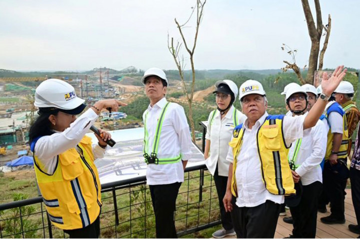 Sejalan dengan hal tersebut, Dirjen Cipta Karya Kementerian PUPR Diana Kusumastuti menyebut bahwa sampai September 2023, progres pembangunan kantor presiden sudah mencapai 38 persen. Saat ini, kantor presiden sudah memulai tahap pemasangan bilah Garuda, dan ditargetkan selesai Maret 2024.