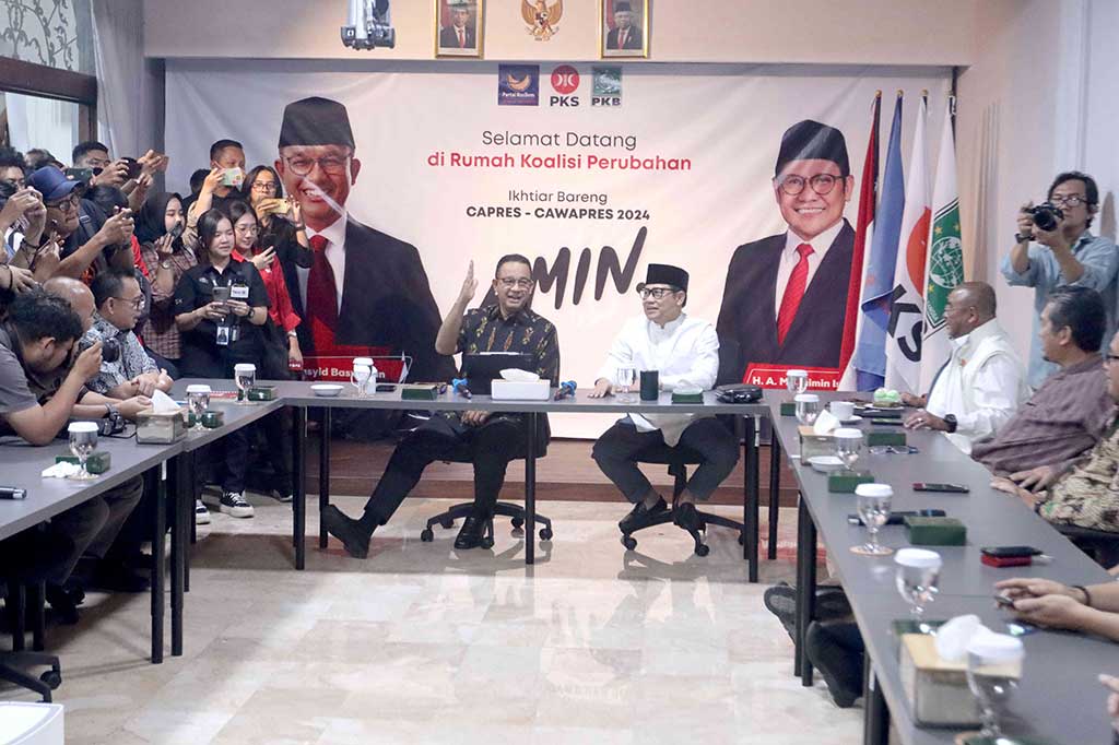 'Ke depannya ada badan pekerja Anies-Imin atau Amin jadi Baja AMIN yang dibentuk ini akan menjadi badan yang melakukan sinkronisasi konsolidasi antarunsur dalam koalisi,