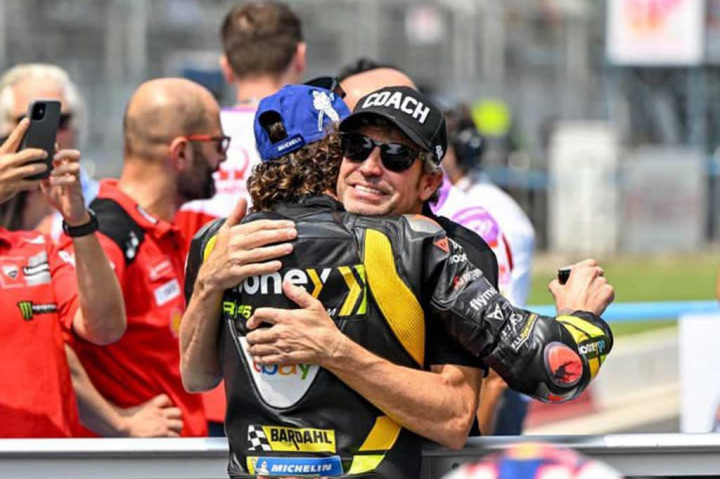 Pembalap Mooney VR46 Marco Bezzecchi berhasil merebut pole perdana pada sesi kualifikasi MotoGP India di Sirkuit Internasional Buddh, Sabtu, 23 September 2023.