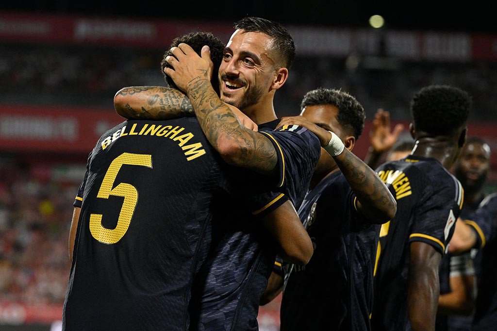 Keunggulan tiga gol membuat Madrid mulai menurunkan intensitas serangan. Meski begitu, Girona tetap tak mampu menembus pertahanan Madrid meski tim tamu bermain dengan 10 orang pada masa injury time dan skor 3-0 bertahan hingga bubaran.