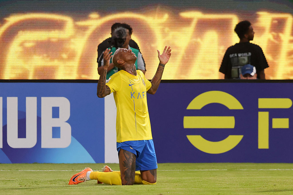 Pada menit ke-72 Al Nassr kemudian berbalik unggul lewat tandukan Anderson Talisca.