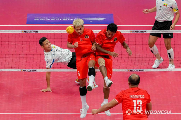 Laju Myanmar semakin kencang saat mereka sudah memimpin 11-6, ketika Indonesia tertahan di raihan enam poin selama beberapa waktu.