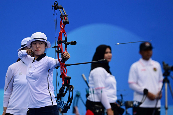 Dalam perjalanannya ke pertandingan perebutan peringkat ketiga, tim compound beregu putri mengatasi perlawanan Kazakhstan di perempat final dengan kemenangan 232-229, sebelum kalah 219-233 dari India di fase semifinal.