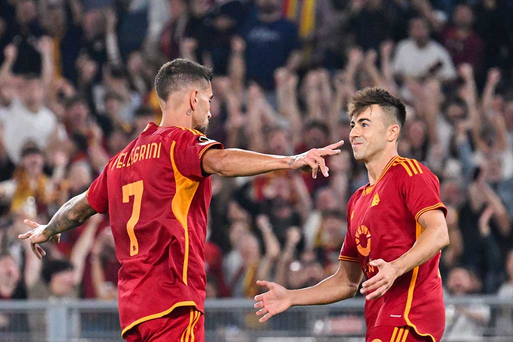 Pellegrini kemudian mencatatkan namanya ke papan skor setelah mencetak gol ketiga untuk Giallorossi pada menit ke-52, memanfaatkan assist kedua dari Celik.