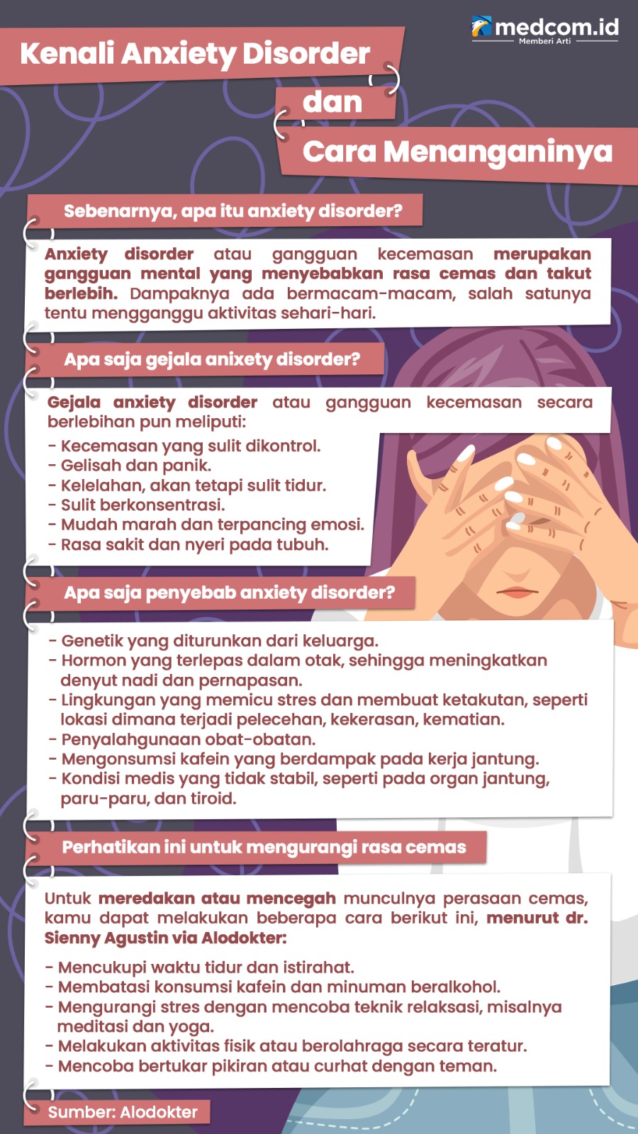 Kenali Anxiety Disorder dan Cara Menanganinya