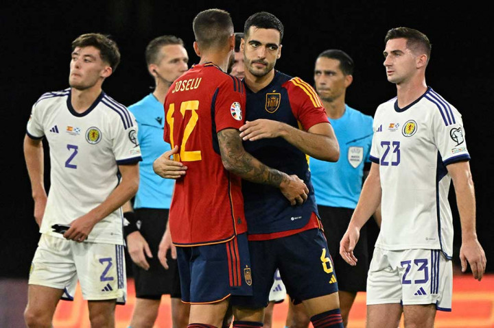 Meski menang, Spanyol masih berada di peringkat kedua Grup A Kualifikasi Euro 2024 dengan raihan 12 poin dari lima pertandingan, terpaut tiga poin dari Skotlandia yang menduduki posisi pertama.