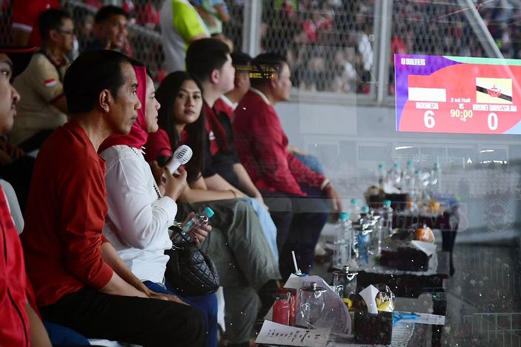 Presiden Joko Widodo yang turut menyaksikan pertandingan secara langsung menilai hasil tersebut sebagai awal yang baik.