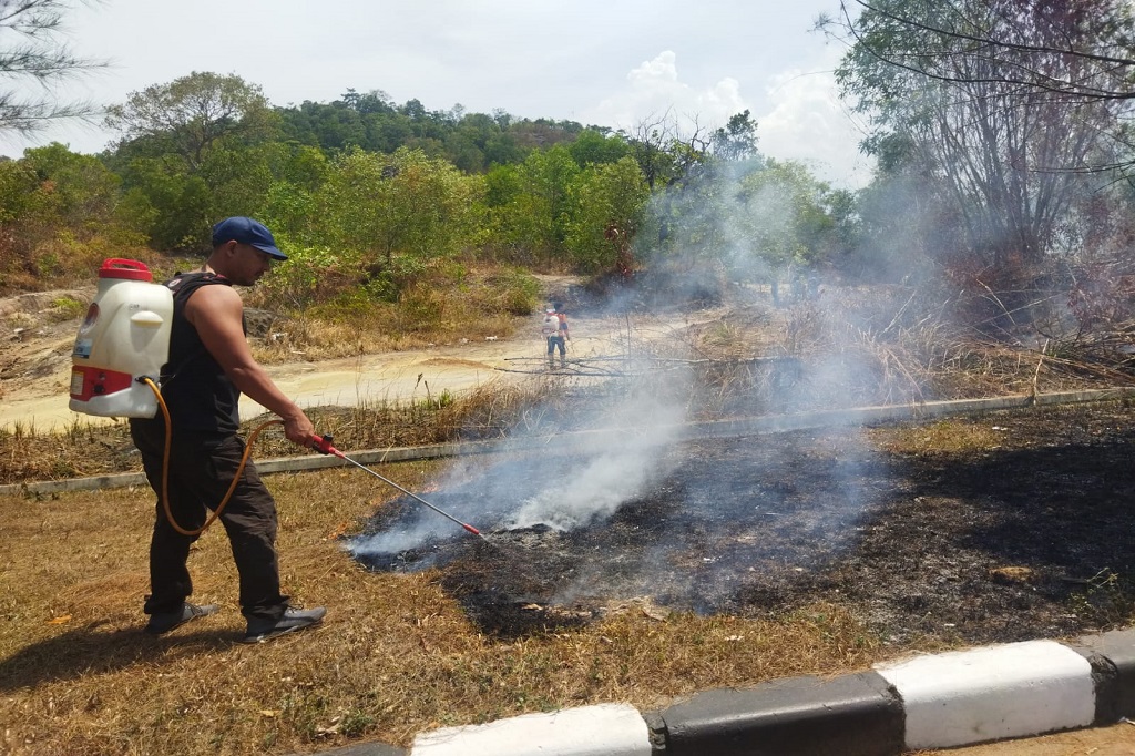 Luas kebakaran hutan dan lahan (Karhutla) di Provinsi Bangka Belitung (Babel) bertambah 20 hektare.