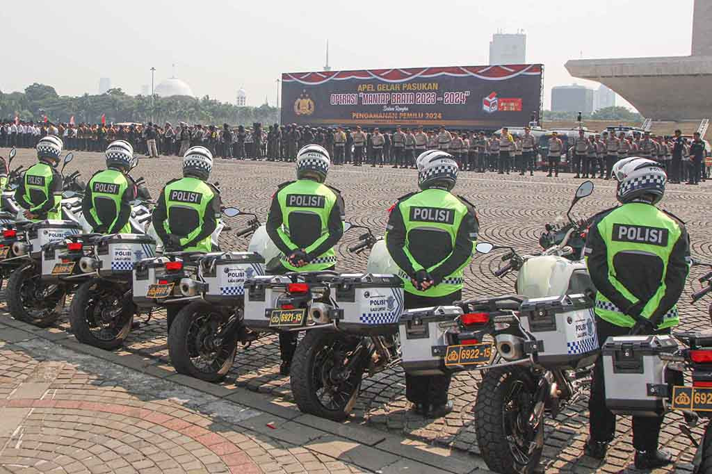 Apel gelar pasukan ini diikuti 2.926 personel dari Satgasopsus Mabes Polri, 1.420 personel Satgasopsus Polda Metro Jaya dan 286 personel dari instansi lainnya.