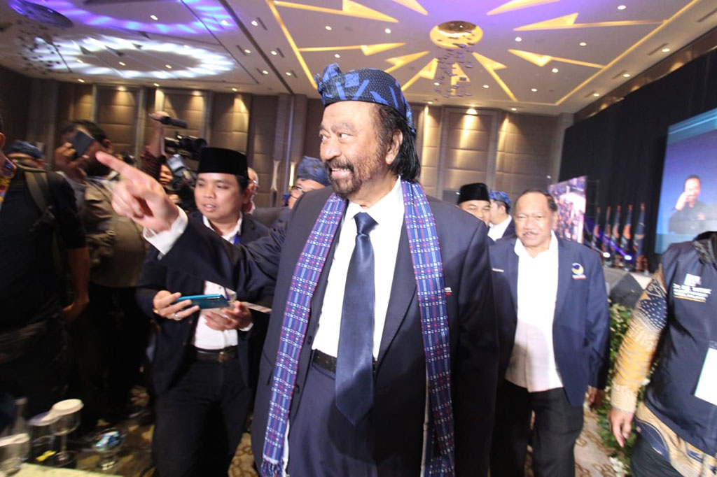 Dalam arahannya, Surya Paloh, sangat optimistis masyarakat Banten bakal mendukung Anies Baswedan dan Muhaimin Iskandar (AMIN). Dia percaya Banten akan dipenuhi suara AMIN.