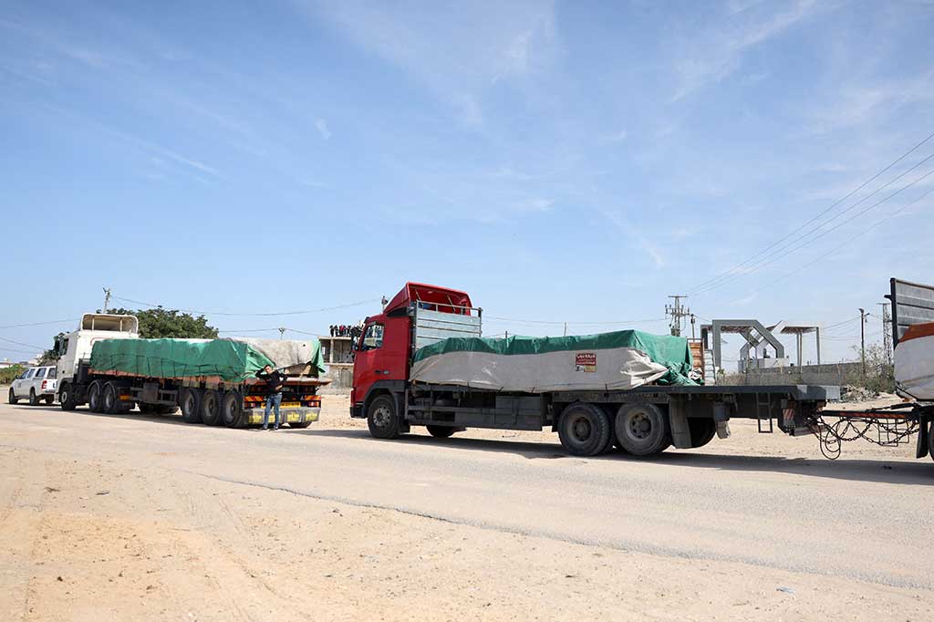 Kepala Kemanusiaan PBB Martin Griffiths mengatakan dia yakin bahwa pengiriman ini akan menjadi awal dari upaya berkelanjutan untuk menyediakan pasokan penting kepada masyarakat Gaza dan memperingatkan bahwa konvoi pertama ini tidak boleh menjadi yang terakhir.