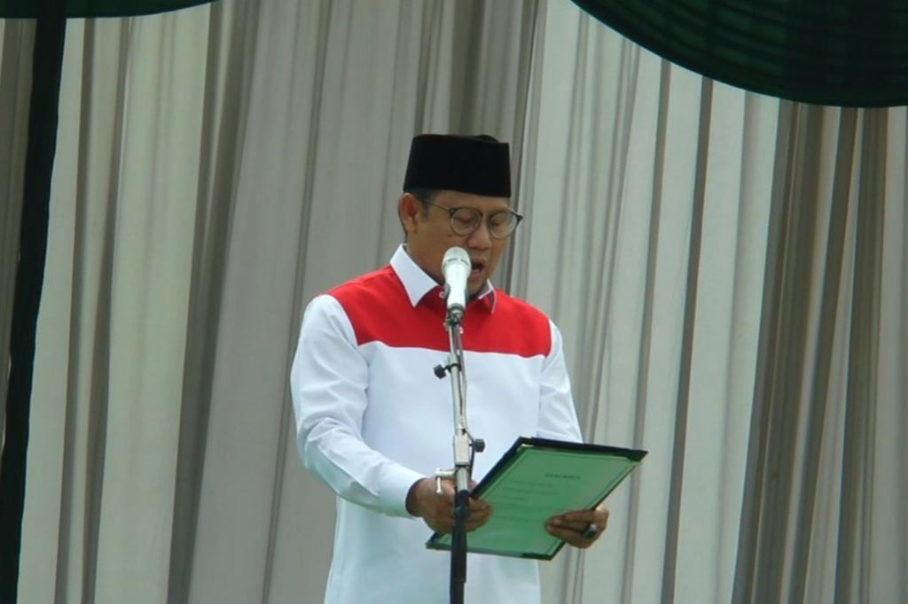 Muhaimin menyampaikan tahun ini Hari Santri Nasional bertema 'Jihad Santri Mewujudkan Keadilan dan Kemakmuran'. Jihad santri ini, kata dia, adalah perjuangan semua kalangan agar santri bisa mewujudkan keadilan dan kemakmuran.