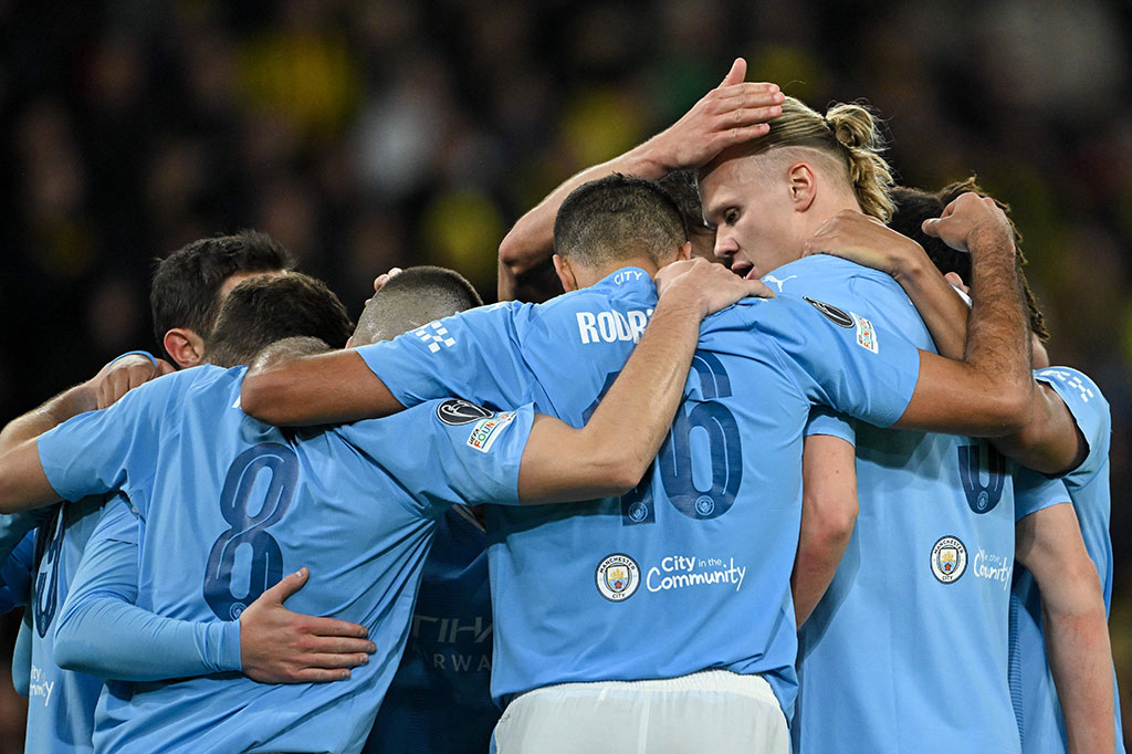 Haaland kemudian memastikan City memperpanjang catatan bagus mereka, saat ia mendapat operan dari Rodri sebelum menyelesaikan peluang dengan sepakan ke sudut gawang Young Boys pada menit ke-86.