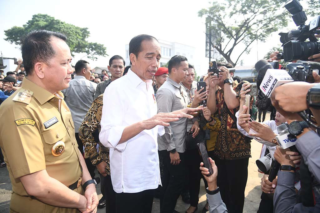 Meskipun ada komoditas yang mengalami kenaikan, seperti cabai, tetapi Presiden menyebut bahwa secara keseluruhan harga komoditas pangan di daerah tersebut masih terpantau baik.
