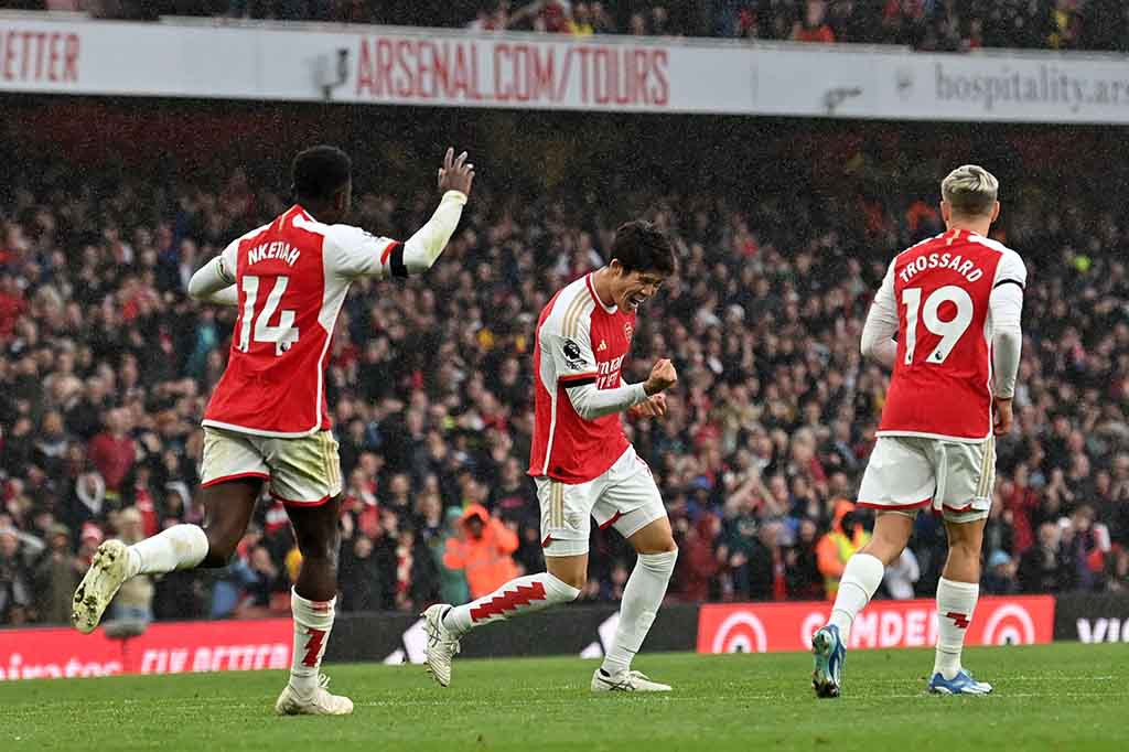 The Gunners menutup pertandingan ini dengan keunggulan 5-0 lewat gol yang dicetak oleh Takehiro Tomiyasu lewat tendangan kaki kanannya menit 90+6.