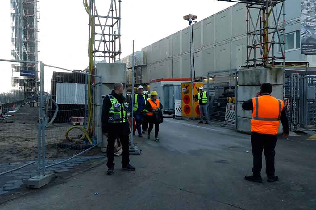 Setidaknya empat pekerja tewas di kota Hamburg, Jerman utara, pada Senin, 30 Oktober 2023 ketika perancah runtuh di sebuah lokasi bangunan, kata juru bicara pemadam kebakaran.