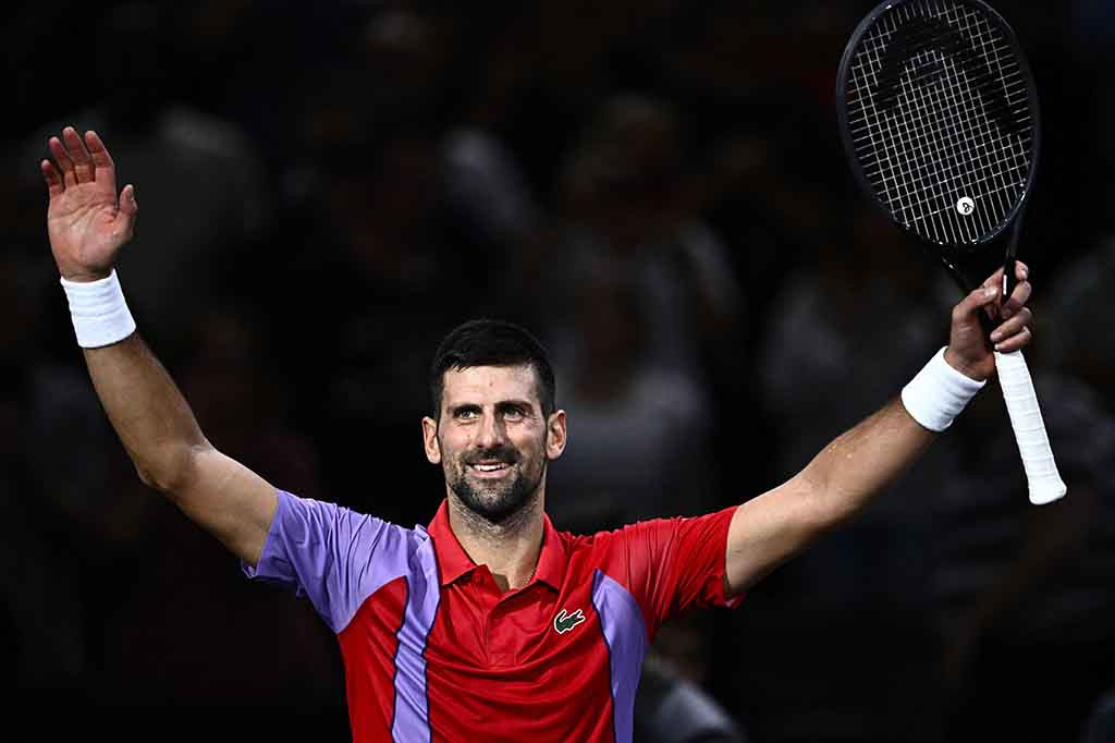 Djokovic selanjutnya akan bermain melawan pemain Belanda Tallon Griekspoor.