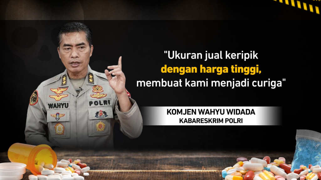 Temuan Narkoba dalam Bentuk Keripik Pisang & Happy Water