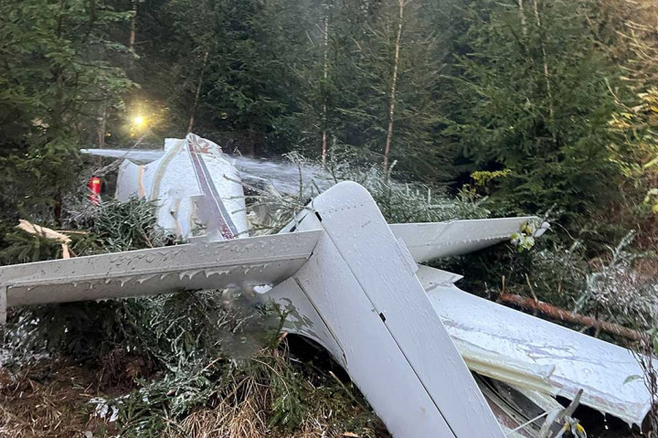 Sebuah pesawat kecil yang terbang dari Kroasia ke Salzburg jatuh di Austria tengah, Jumat, 3 November 2023. Empat orang tewas akibat kecelakaan tersebut.