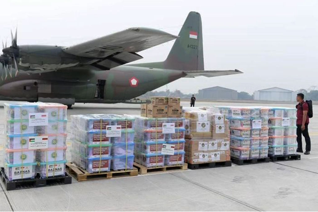 Keputusan pemerintah untuk mengoordinasikan bantuan dikarenakan proses birokrasi yang rumit menuju titik penyerahan bantuan. 