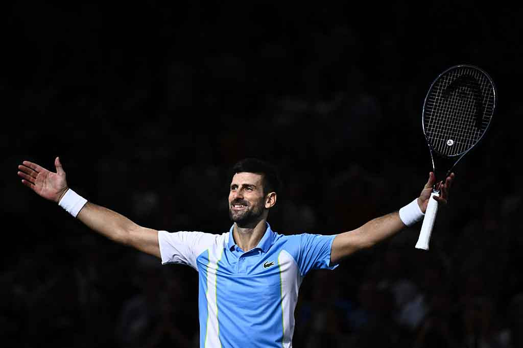 Petenis nomor satu dunia itu mengandalkan kekuatan pemulihannya yang tak tergoyahkan untuk bangkit dari ketertinggalan satu set sebelum memastikan kemenangan ketika unggulan kelima Rublev melakukan kesalahan ganda pada match point.