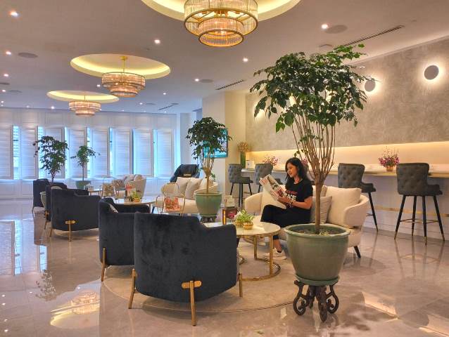 Lounge di KPJ Damansara Specialist Hospital 2. (Foto: Dok. Medcom.id/Yatin Suleha)