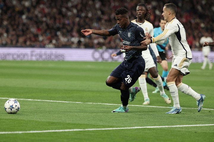 Tim tamu Braga mendapatkan hadiah penalti pada menit ke-4 setelah Lucas Vazquez menjatuhkan Cristian Borja di kotak terlarang. 