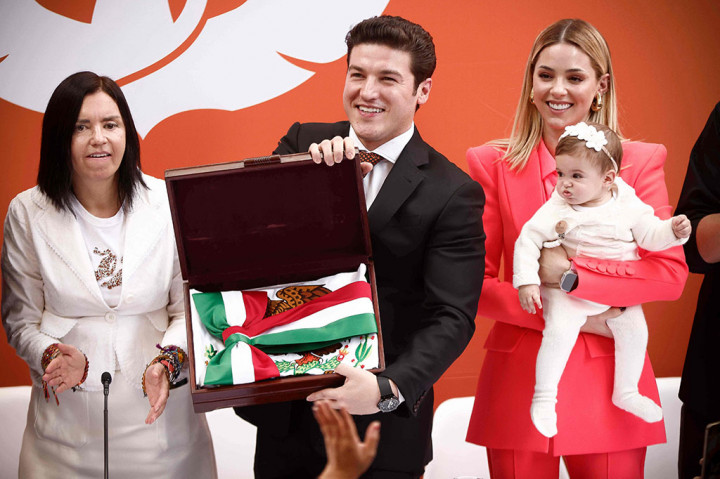 Gubernur muda Samuel Garcia, 35, yang bangga telah membawa Tesla ke negara bagian Nuevo Leon di Meksiko, mengikuti pemilihan presiden negara itu pada hari Minggu, 12 November 2023.