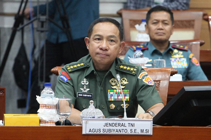 Komisi I DPR RI menyetujui pencalonan Kepala Staf TNI Angkatan Darat (KSAD) Jenderal TNI Agus Subiyanto sebagai Panglima TNI setelah melewati uji kepatutan dan kelayakan di Komisi I DPR RI, Jakarta, Senin, 13 November 2023.