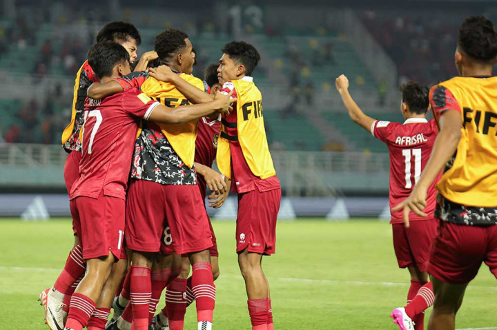 Timnas sepak bola Indonesia U-17 bermain imbang melawan Panama dengan skor 1-1 dalam laga penyisihan Grup A Piala Dunia U-17 di Stadion Gelora Bung Tomo Surabaya, Senin, 13 November 2023 malam.